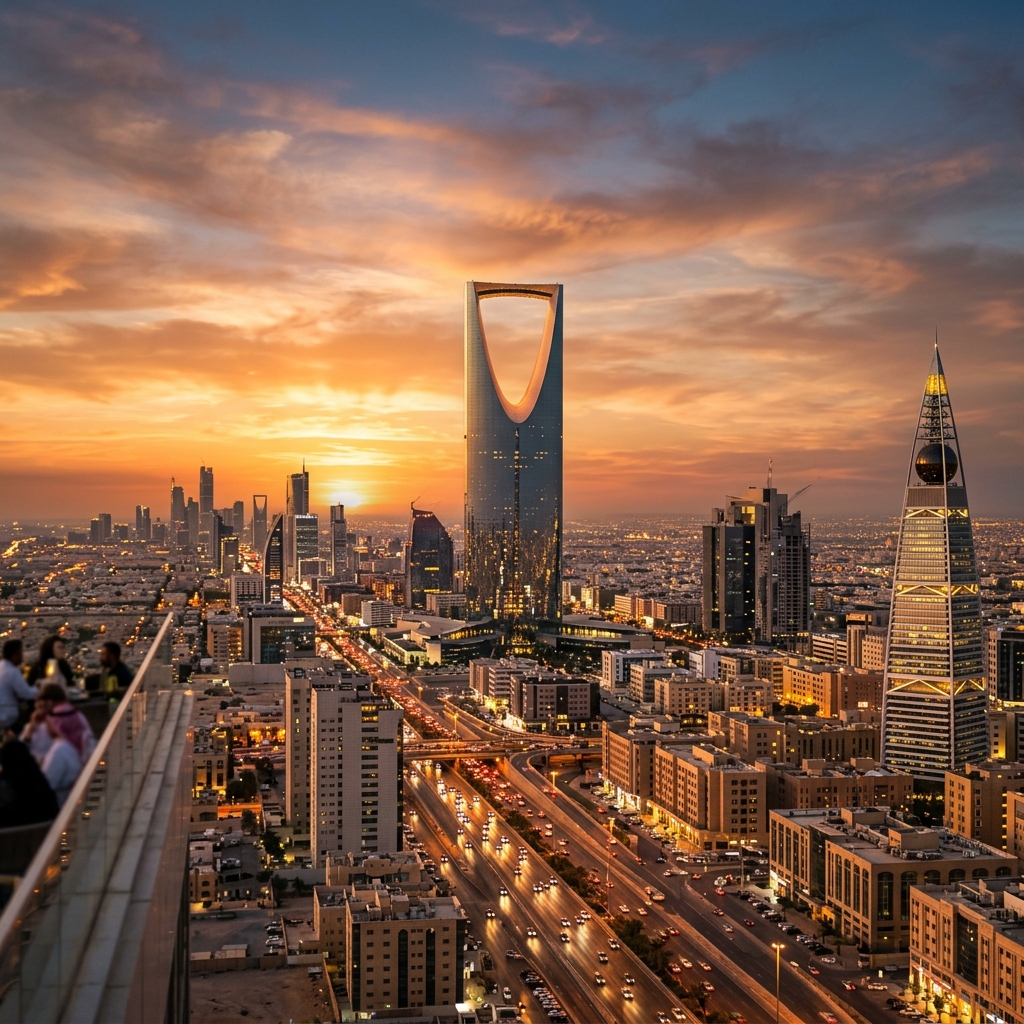 Riyadh Saudi Arabia Skyline